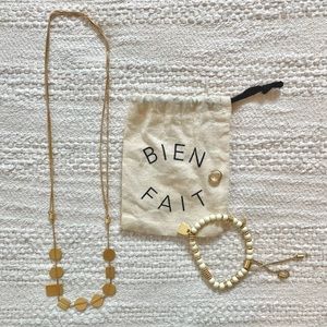 Madewell Jewelry Bundle | Madewell necklace, ear cuff, bracelet and bag